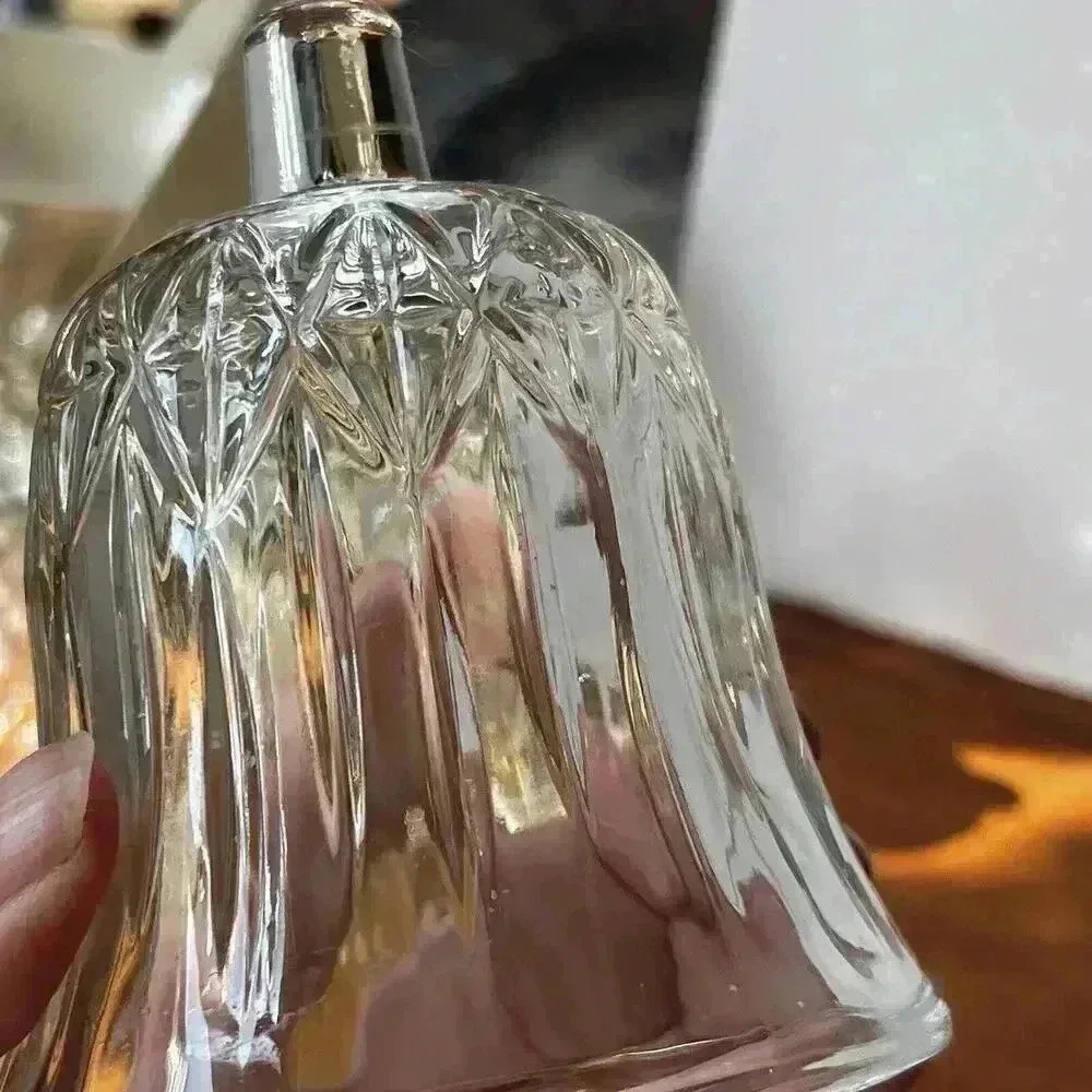 Vintage Homco Home Interiors one Glass‎ Sconce Diamond Cross Bell Shape - Picture 8 of 9